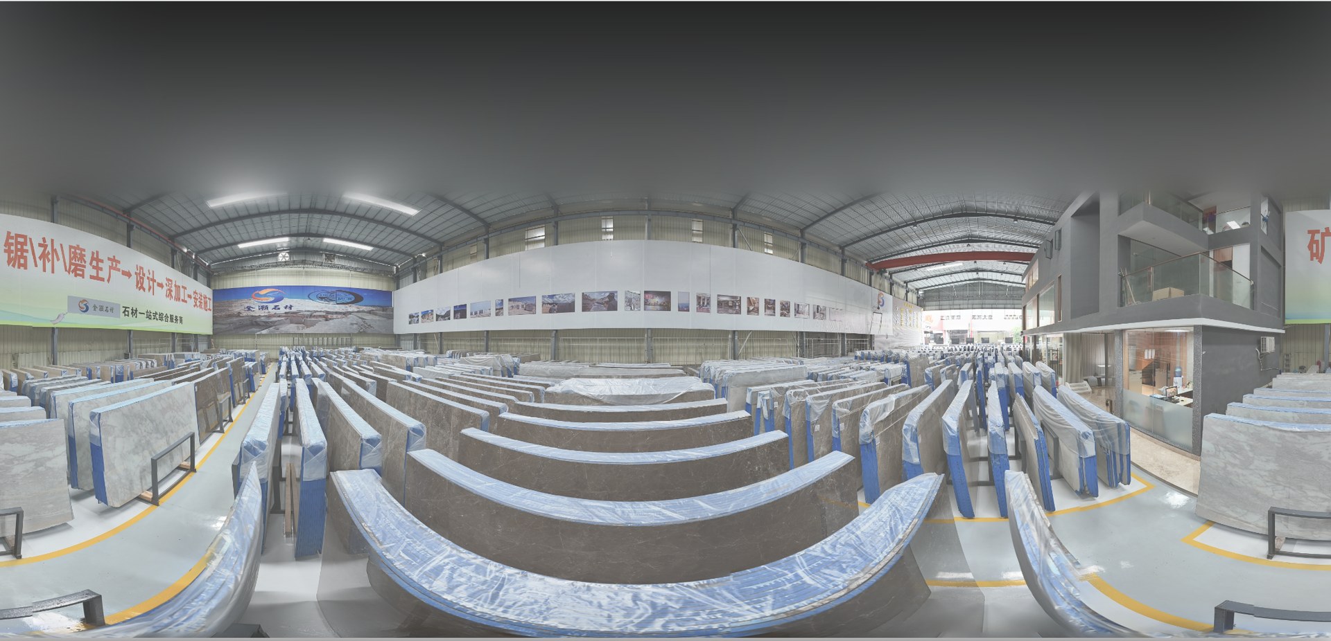 ألواح رخام رمادي إيطالي